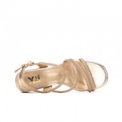 Sandalias de Tacón Mujer XTI 145260 Oro