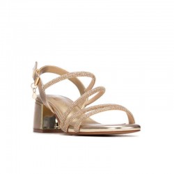 Sandalias de Tacón Mujer XTI 145260 Oro