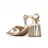 Sandalias de Tacón Mujer XTI 145344 Oro