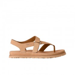Sandalias Planas Mujer UGG W Goldengaze Toe Post Taupe