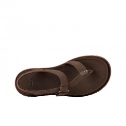 Sandalias Planas Mujer UGG W Goldengaze Toe Post Marron