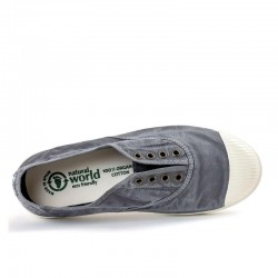 Zapatillas Lona Hombre Natural World 3102E Gris