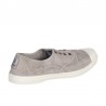 Zapatillas Lona Mujer Natural World 102E Gris-Gris
