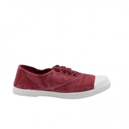 Zapatillas Lona Mujer Natural World 102E Burdeos
