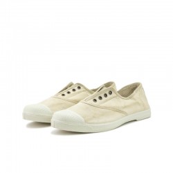 Zapatillas Lona Mujer Natural World 102E Beig