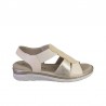 Sandalias Planas Mujer Pitillos 11002 Beig