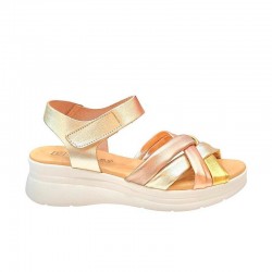 Cuñas de Esparto Mujer Pitillos 11290 Oro