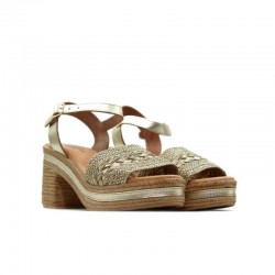 Sandalias de Tacón Mujer Pitillos 30210 Oro
