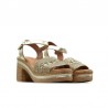 Sandalias de Tacón Mujer Pitillos 30210 Oro