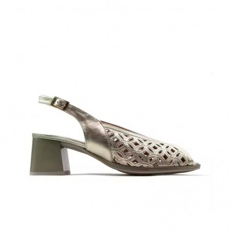 Sandalias de Tacón Mujer Pitillos 11210 Oro