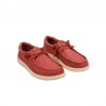 Zapatillas Lona Hombre Hey Dude Wally Strech Canvas Rojo
