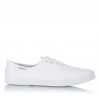 Zapatillas Lona Mujer Victoria Lona Inglesa Blanco