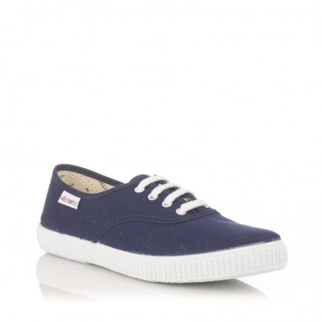 Zapatillas Lona Mujer Victoria Lona Inglesa Marino
