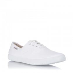 Zapatillas Lona Hombre Victoria Lona Inglesa Blanco