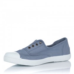 Zapatillas Lona Mujer Victoria Inglesa Lona Drec® Azul