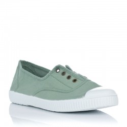 Zapatillas Lona Mujer Victoria Inglesa Lona Drec® Verde