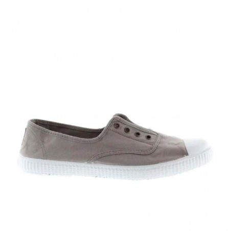 Zapatillas Lona Mujer Victoria 106623 Gris