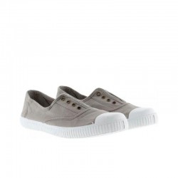 Zapatillas Lona Mujer Victoria 106623 Gris