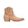 Botines de Tacón Mujer Refresh 175042 Beig
