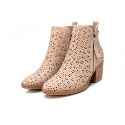 Botines de Tacón Mujer Refresh 172784 Beig