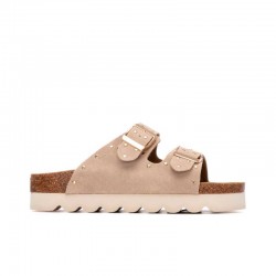 Sandalias Planas Mujer Refresh 175009 Beig