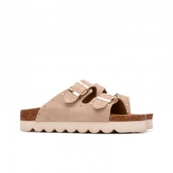 Sandalias Planas Mujer Refresh 175009 Beig