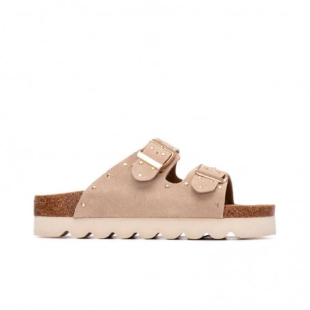 Sandalias Planas Mujer Refresh 175009 Beig