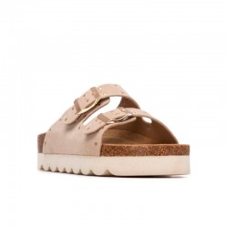 Sandalias Planas Mujer Refresh 175009 Beig