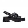 Sandalias Planas Mujer Refresh 175156 Negro