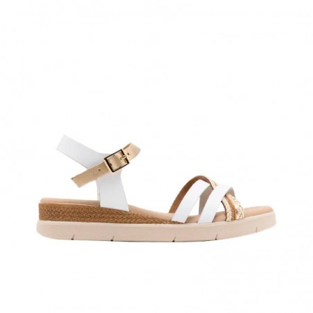 Sandalias Planas Mujer Porronet 3278 Blanco