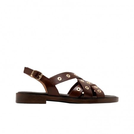 Sandalias Planas Mujer Porronet 3234 Moka
