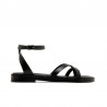 Sandalias Planas Mujer Porronet 3230 Negro