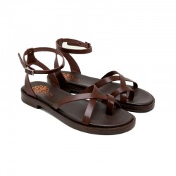 Sandalias Planas Mujer Porronet 3230 Moka