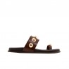 Sandalias Planas Mujer Porronet 3297 Moka