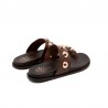Sandalias Planas Mujer Porronet 3297 Moka