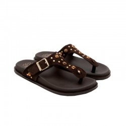 Sandalias Planas Mujer Porronet 3294 Moka