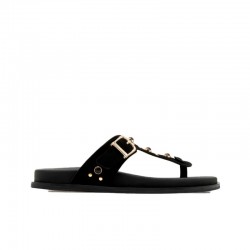 Sandalias Planas Mujer Porronet 3294 Negro