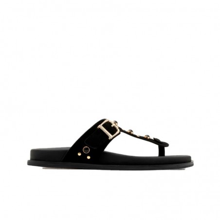 Sandalias Planas Mujer Porronet 3294 Negro