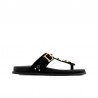 Sandalias Planas Mujer Porronet 3294 Negro