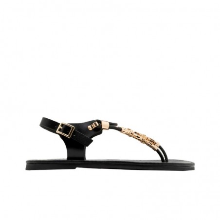 Sandalias Planas Mujer Porronet 3205 Negro