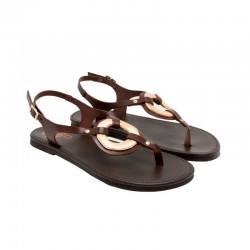 Sandalias Planas Mujer Porronet 3218 Moka