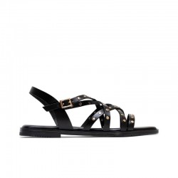 Sandalias Planas Mujer Porronet 3223 Negro