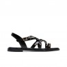 Sandalias Planas Mujer Porronet 3223 Negro