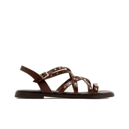 Sandalias Planas Mujer Porronet 3223 Moka