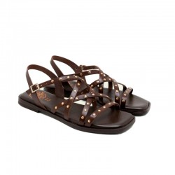 Sandalias Planas Mujer Porronet 3223 Moka
