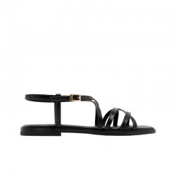 Sandalias Planas Mujer Porronet 3221 Negro