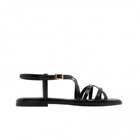 Sandalias Planas Mujer Porronet 3221 Negro