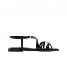 Sandalias Planas Mujer Porronet 3221 Negro
