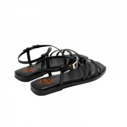 Sandalias Planas Mujer Porronet 3221 Negro