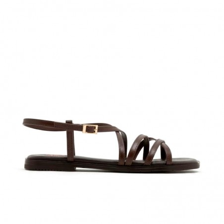 Sandalias Planas Mujer Porronet 3221 Moka